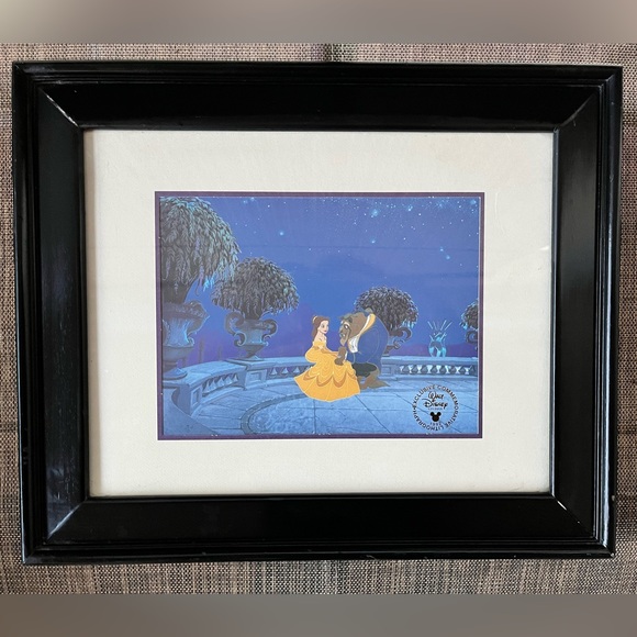 Disney commemorative exclusive lithograph, beauty and beast, 1992 - Picture 1 of 6